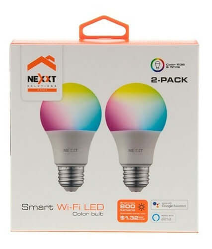 💡 Foco Inteligente - Bombilla LED Smart Wi-Fi Multicolor Nexxt - Storeech  Ecuador
